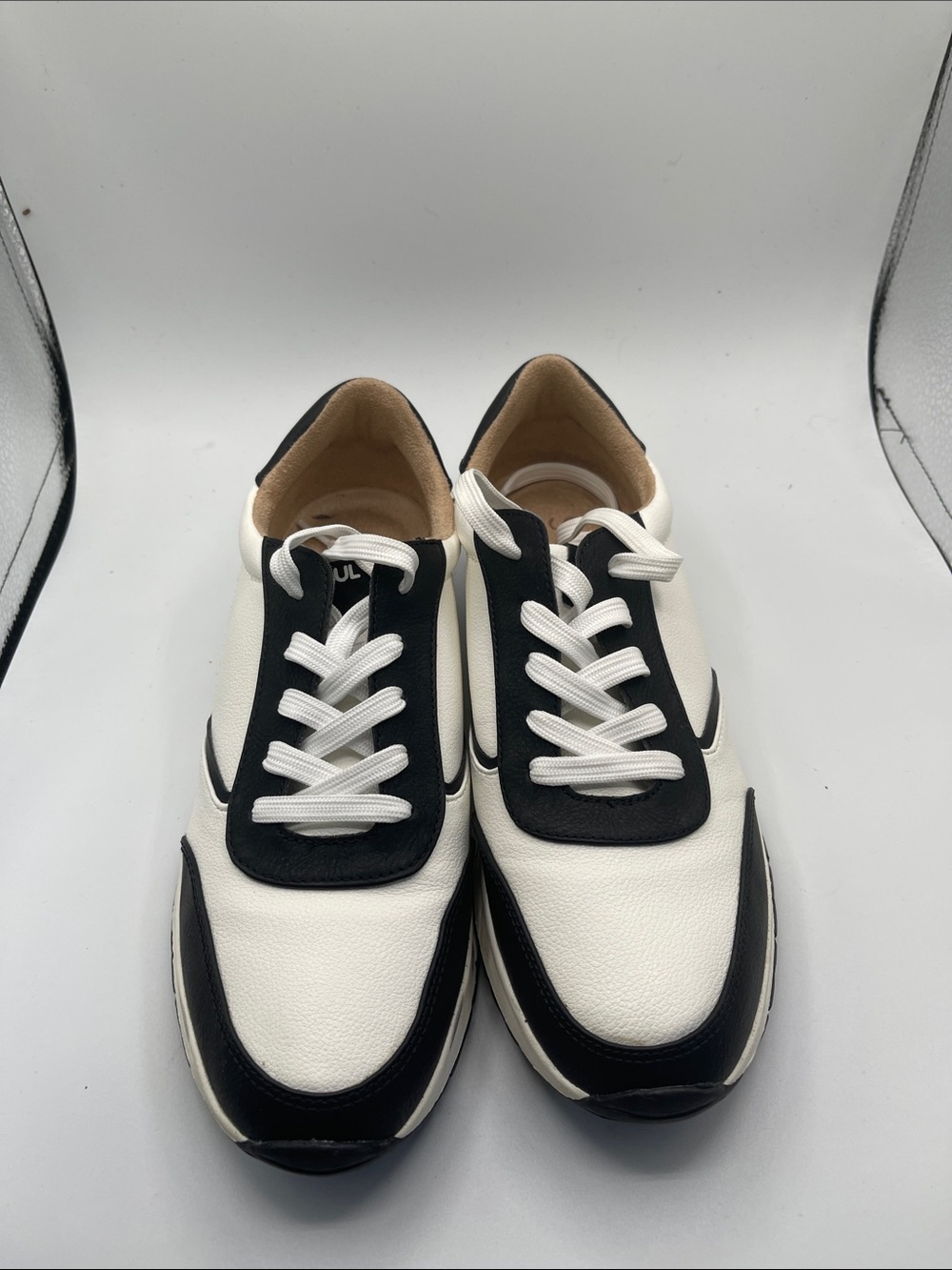 SOUL Naturalizer Black and White Women's Athletic Sneakers